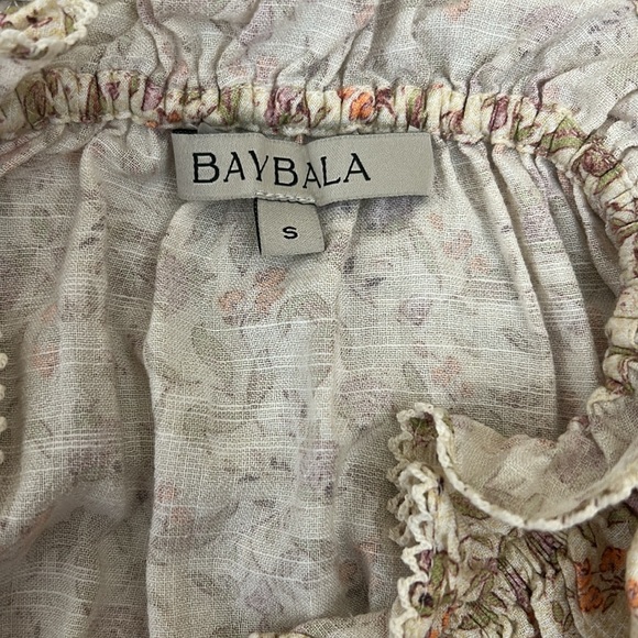 Floral Cream Mini Dress - Picture 12 of 13